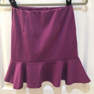 ASOS High Waisted Purple Skirt, Sz 4
